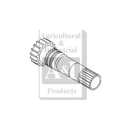 A & I Products Drive Shaft, PTO Main 3" x3" x10" A-191500M92
